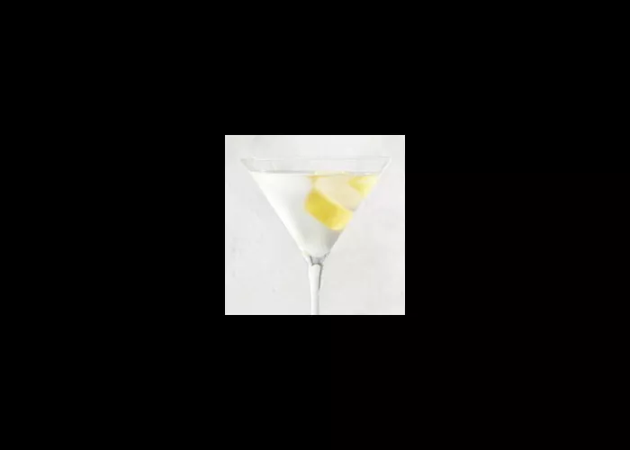 A glass of Haku® Martini garnished with Lemon Peel