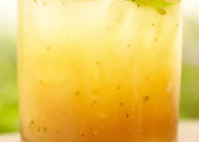 A glass of Stars & Stripes Spiced Ice