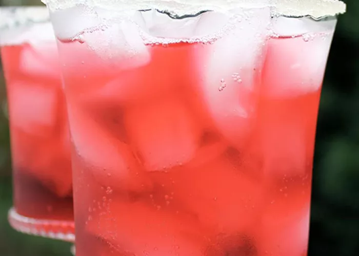 Glass of Candy Apple Margarita