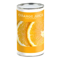 Frozen orange juice concentrate