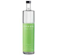 Bottle of EFFEN® Green Apple Vodka