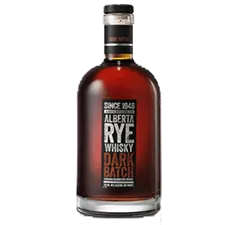 Bottle of Alberta® Rye Dark Batch™ Whisky
