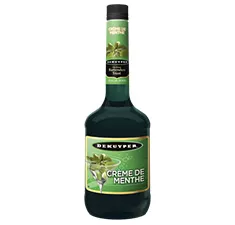 Bottle of DeKuyper® Creme de Menthe Green Liqueur