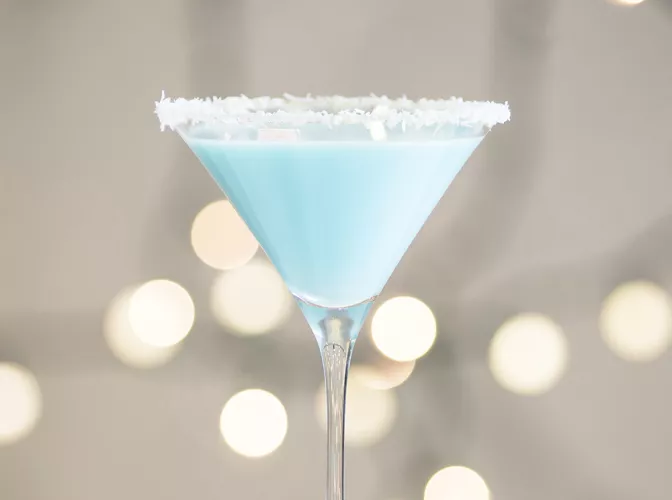 Coconut Snowball Martini | The Cocktail Project