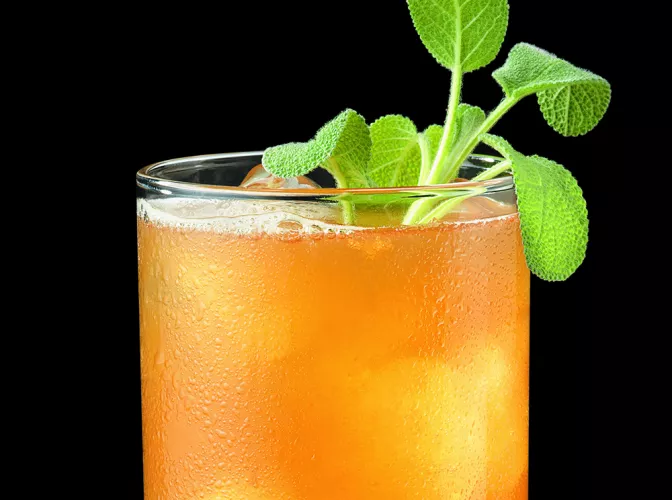 Apricot Sage Bourbon Cocktail | The Cocktail Project