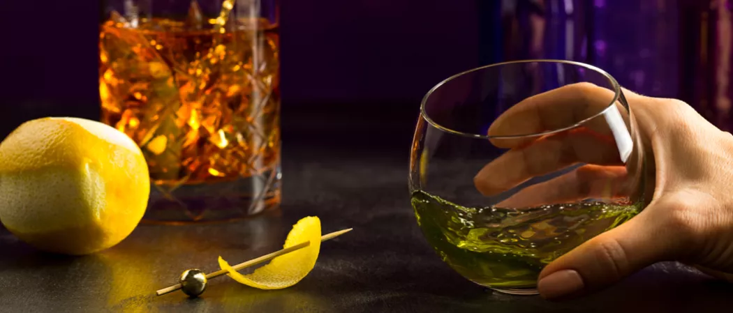 Person holding Glass of Courvoisier® Classic 