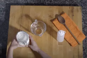 Thumbnail of a video explaining "How to create a simple syrup"