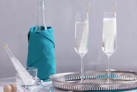 Thumbnail of a video explaining "How To Make A Midnight's Kiss" in bartending 101.
