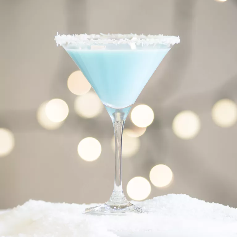 Coconut Snowball Martini | The Cocktail Project